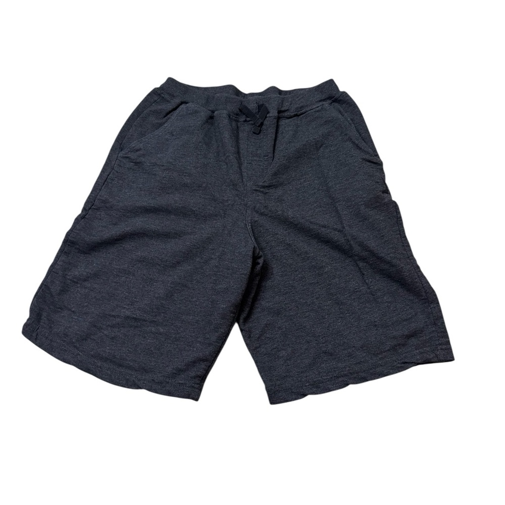 Marvel Boys 14/16 Athletic Drawstring Shorts Dark Gray Black
